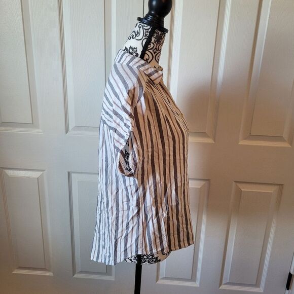The workshop striped short sleeve shirt - Picture 3 of 8
